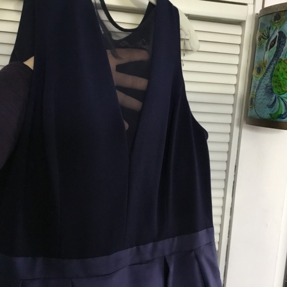 Prom/Bridemaid Dress Sz 16 Navy w/Pockets - Picture 3 of 12